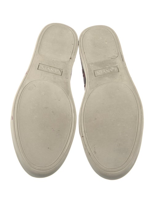 Lanvin Leather Printed Sneakers