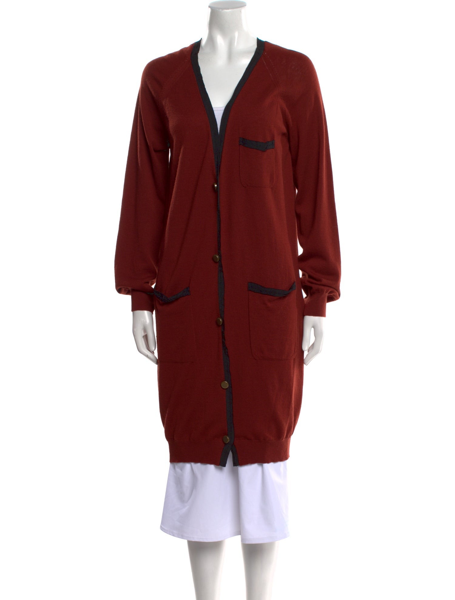 Lanvin Wool V-Neck Sweater