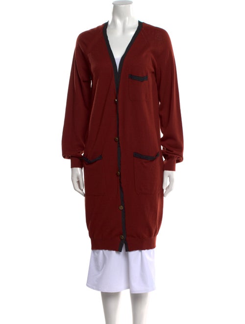 Lanvin Wool V-Neck Sweater