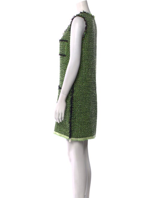 Lanvin Scoop Neck Mini Dress