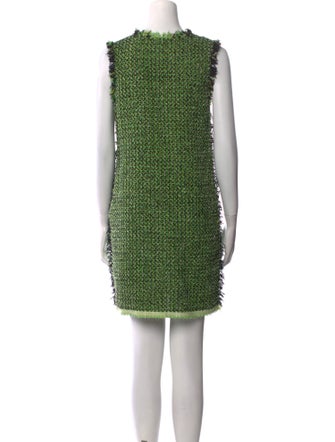 Lanvin Scoop Neck Mini Dress