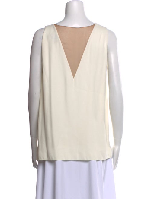 Lanvin Scoop Neck Sleeveless Blouse