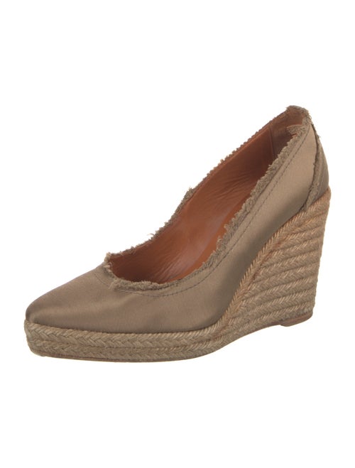 Lanvin Satin Raw-Edge Trim Pumps