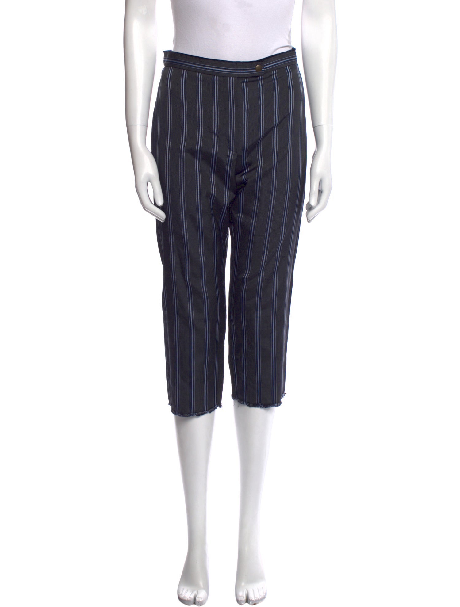 Lanvin Striped Straight Leg Pants