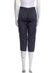 Lanvin Striped Straight Leg Pants