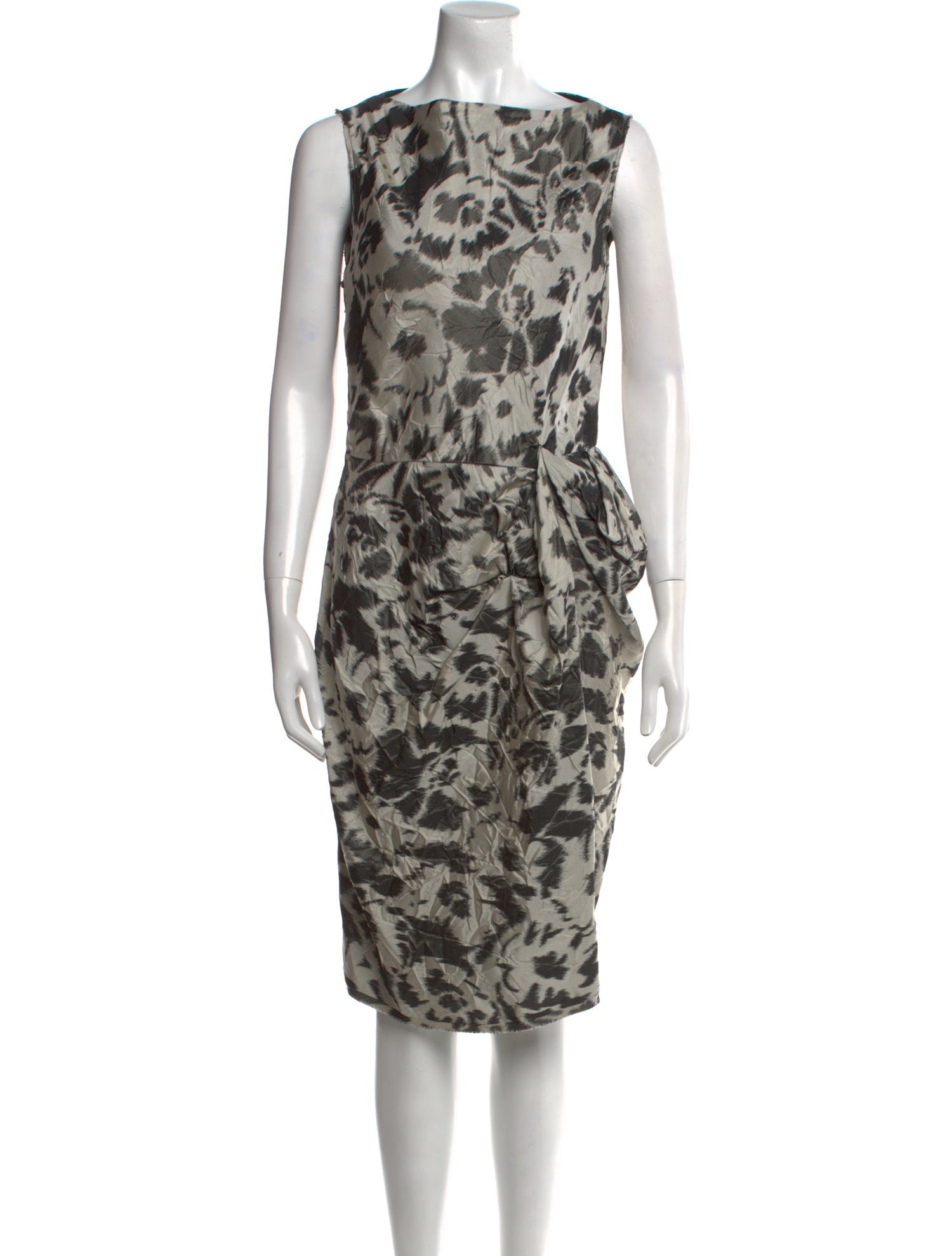 Lanvin Silk Knee-Length Dress