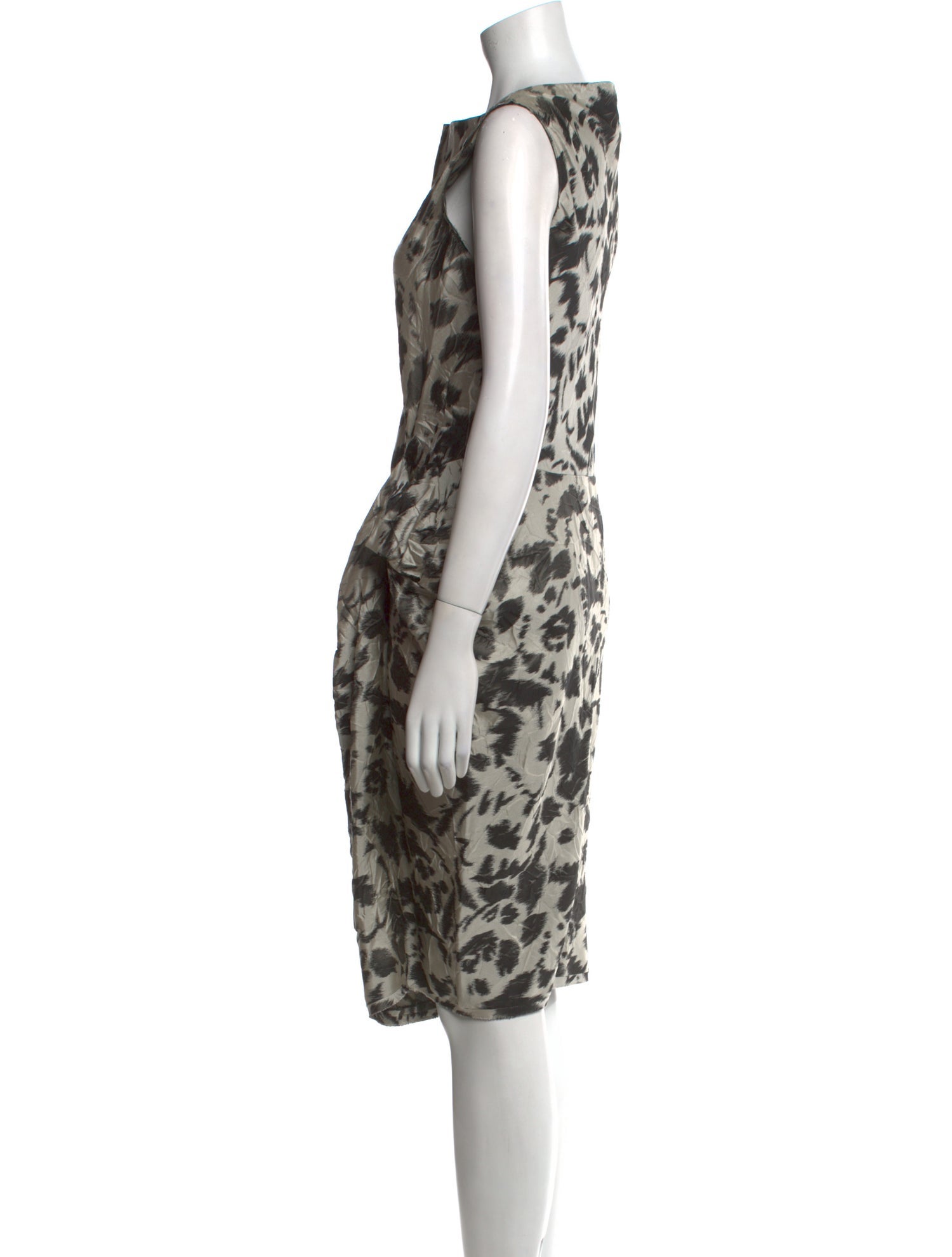 Lanvin Silk Knee-Length Dress