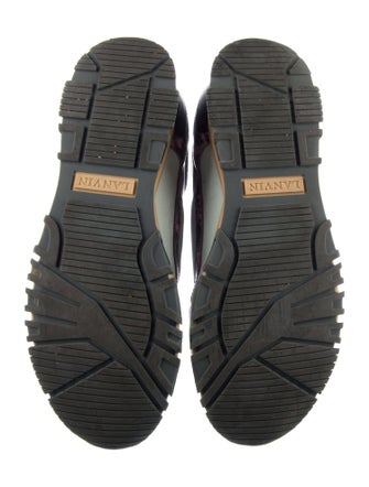Lanvin Leather Printed Sneakers