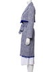 Lanvin Colorblock Pattern Trench Coat