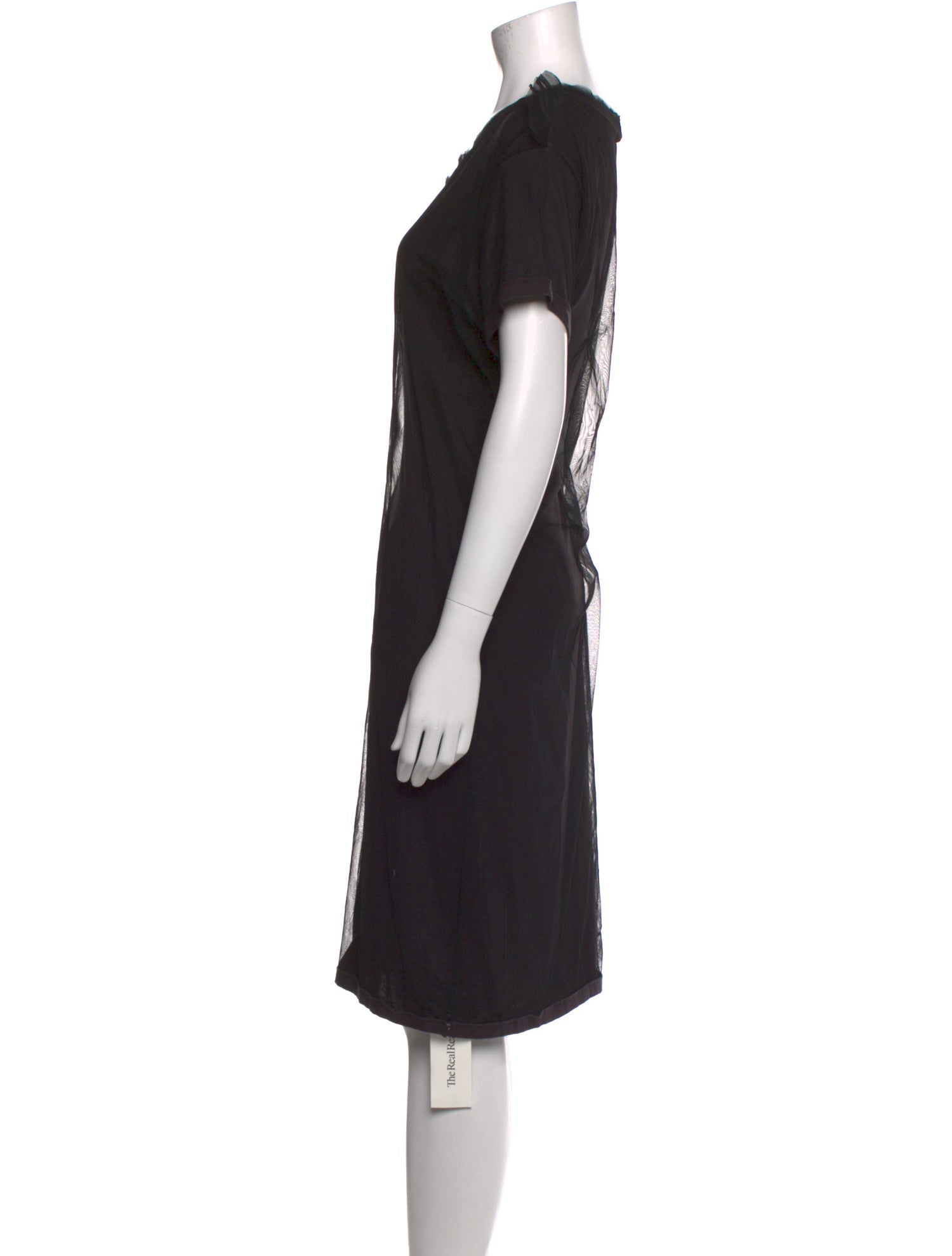 Lanvin Scoop Neck Knee-Length Dress
