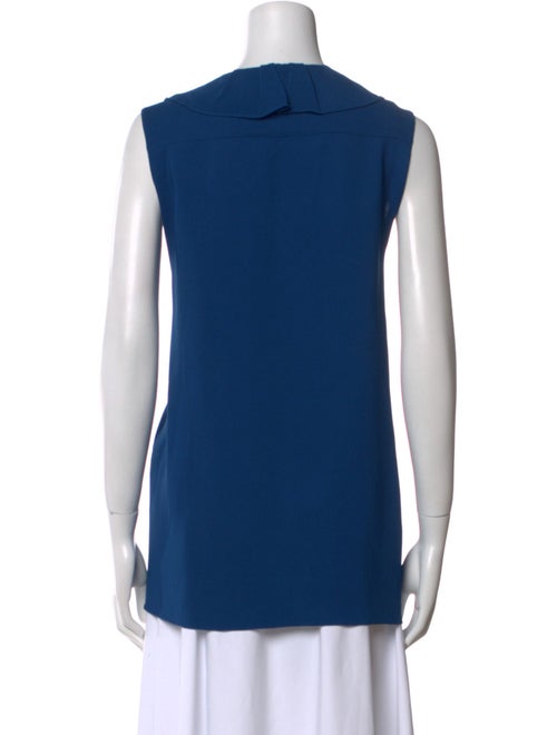 Lanvin V-Neck Sleeveless Top