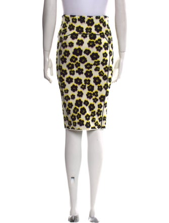 Lanvin Animal Print Knee-Length Skirt