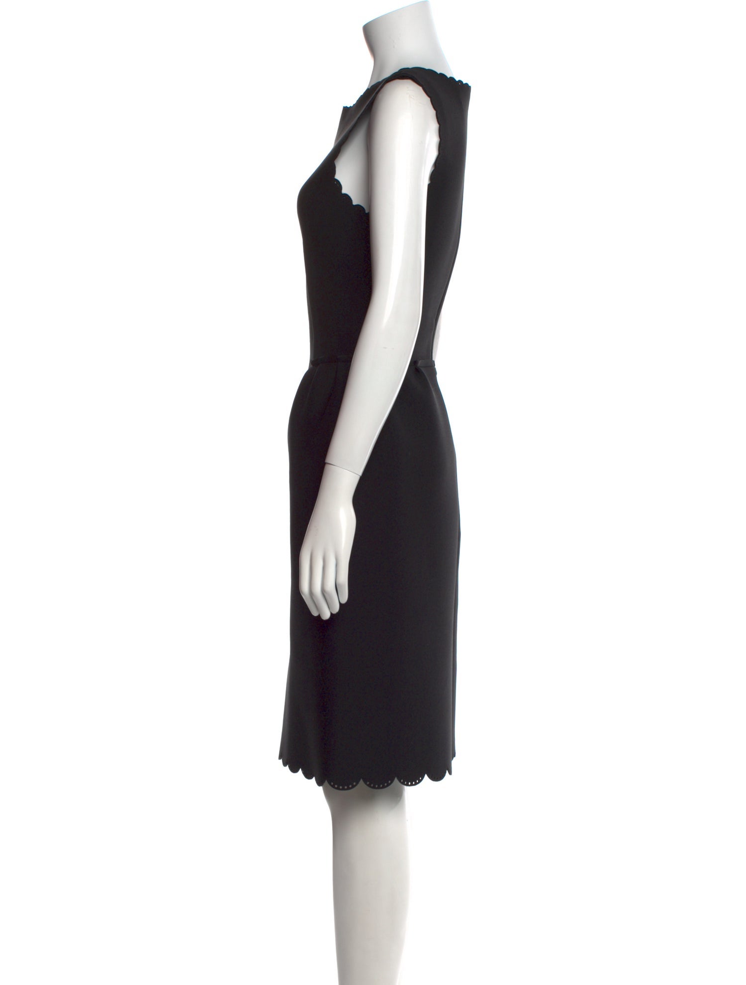 Lanvin Bateau Neckline Knee-Length Dress