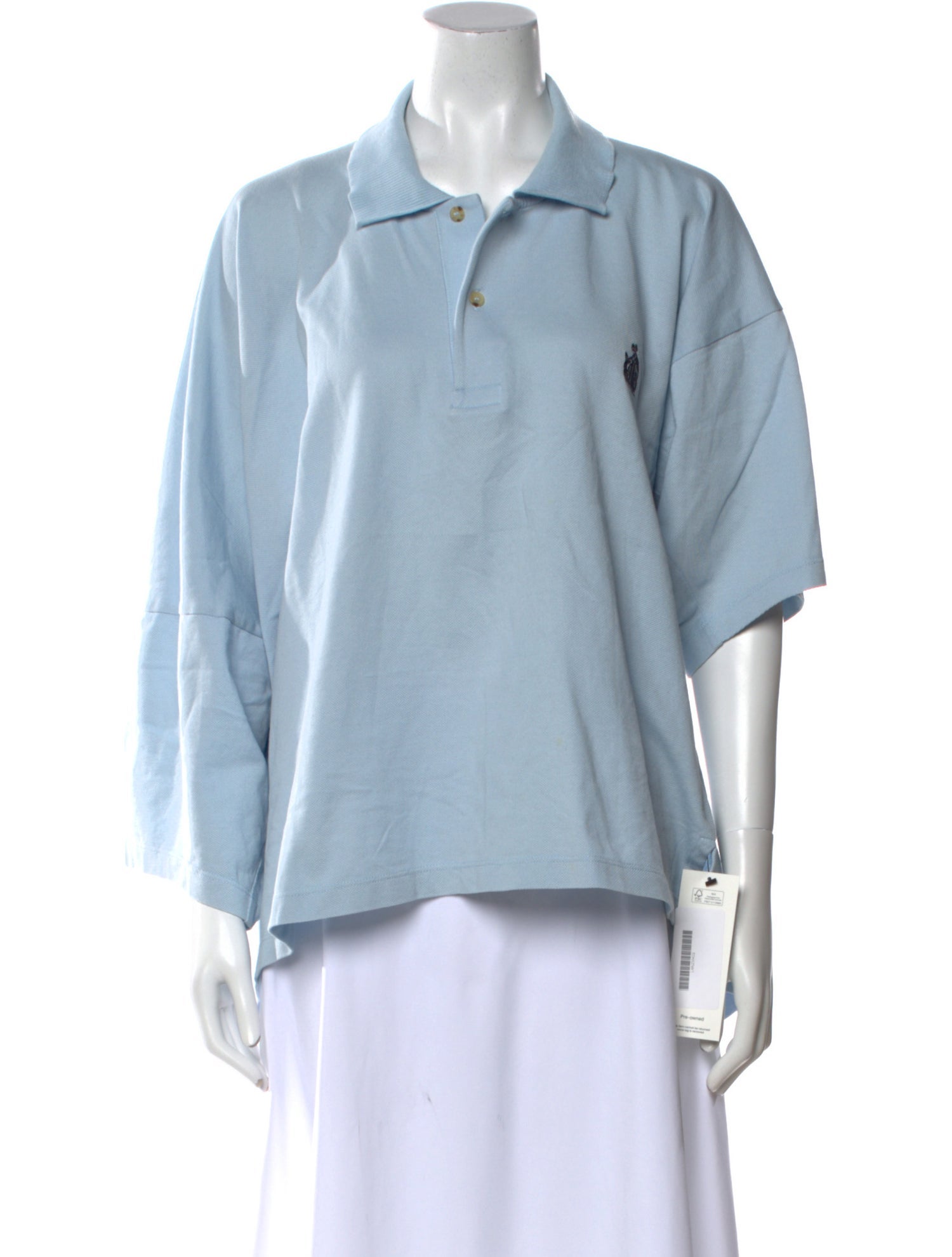 Lanvin Three-Quarter Sleeve Polo