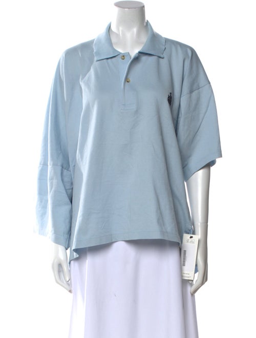 Lanvin Three-Quarter Sleeve Polo
