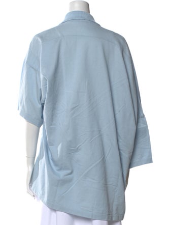 Lanvin Three-Quarter Sleeve Polo