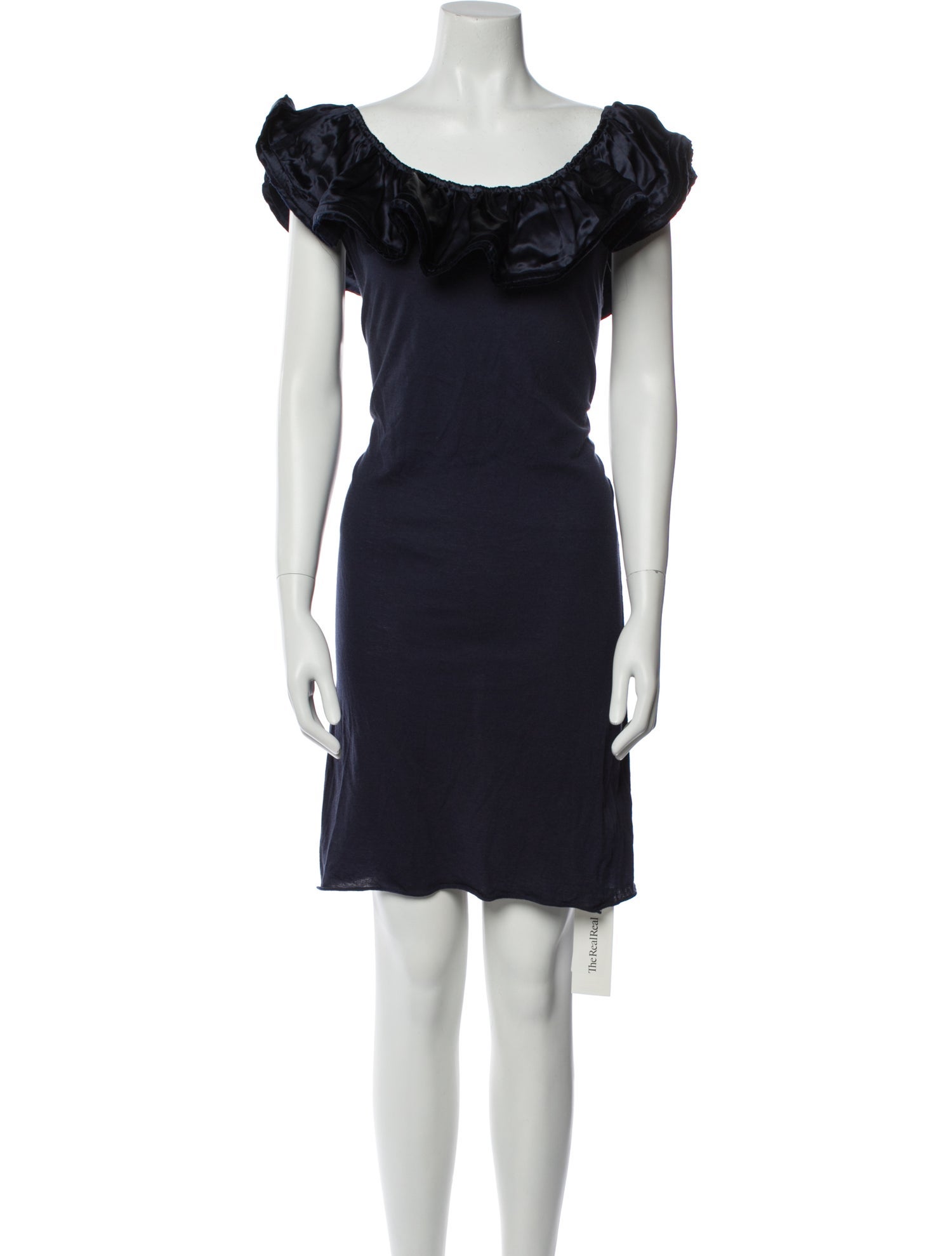 Lanvin Scoop Neck Mini Dress