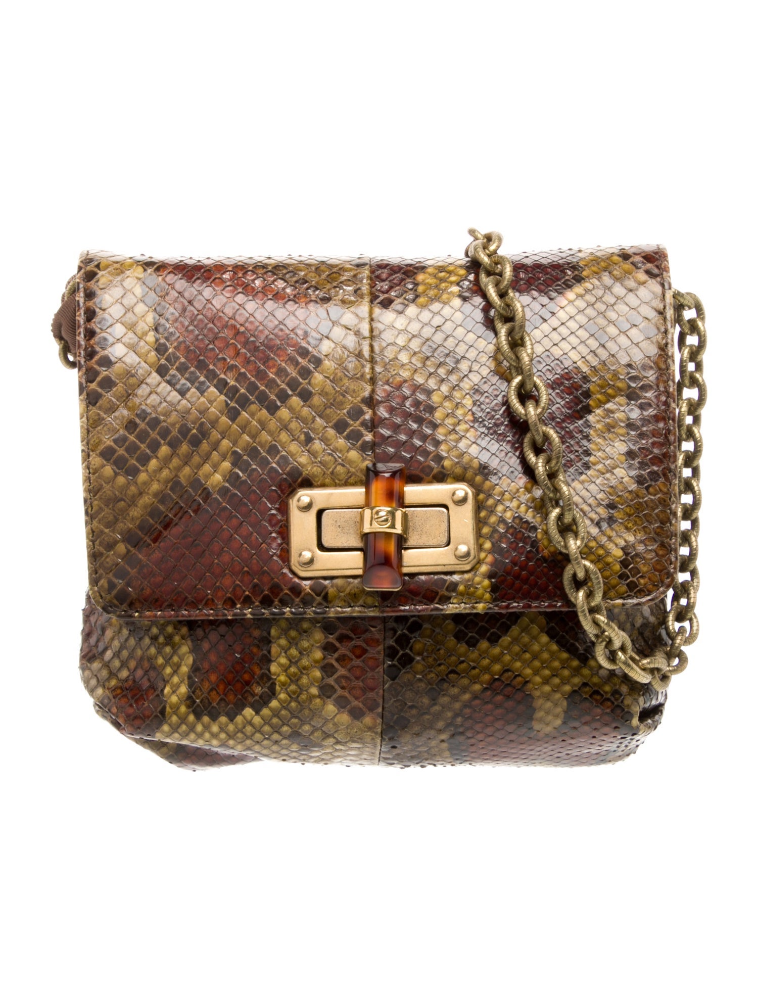 Lanvin Snakeskin Crossbody Bag