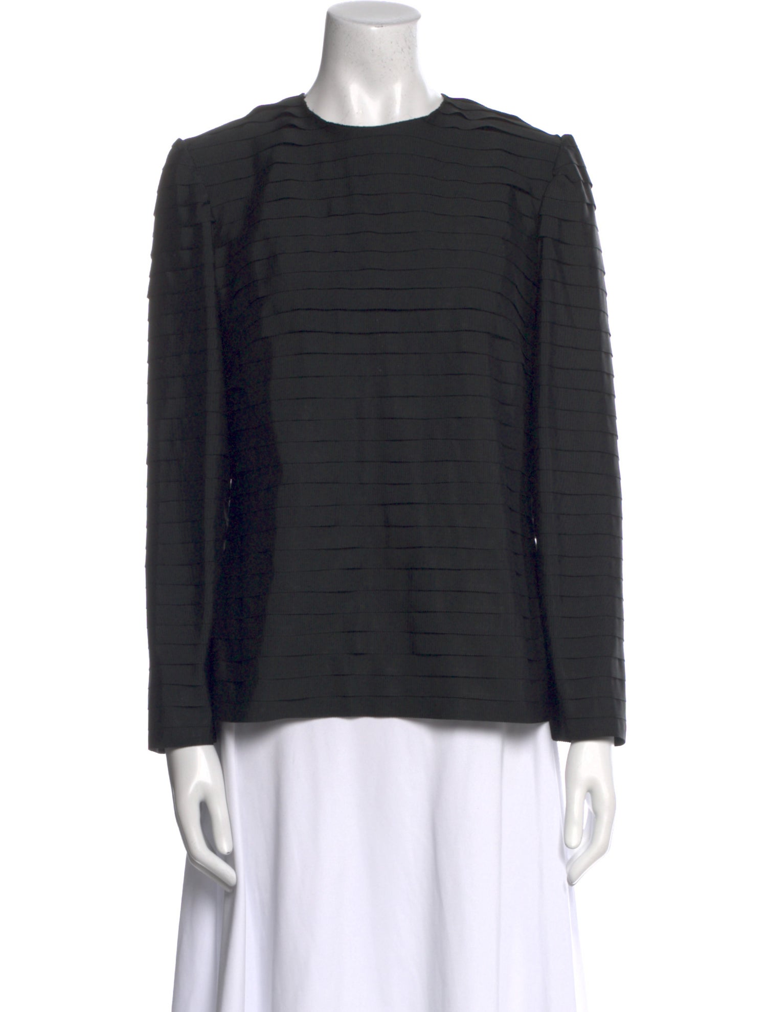 Lanvin Crew Neck Long Sleeve Top
