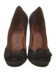 Lanvin Satin Bow Accents Pumps