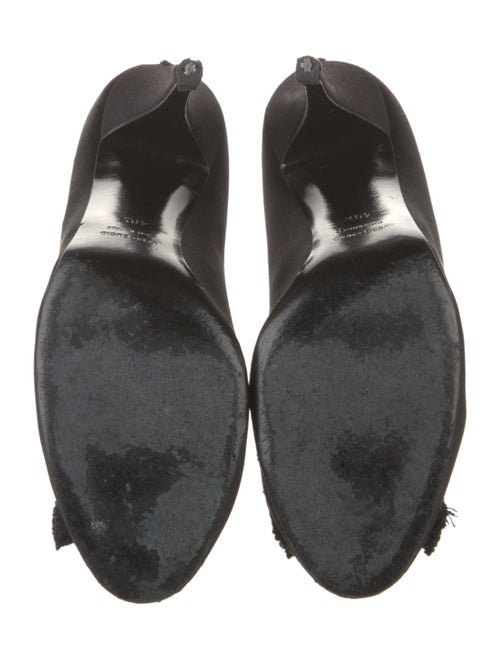 Lanvin Satin Bow Accents Pumps
