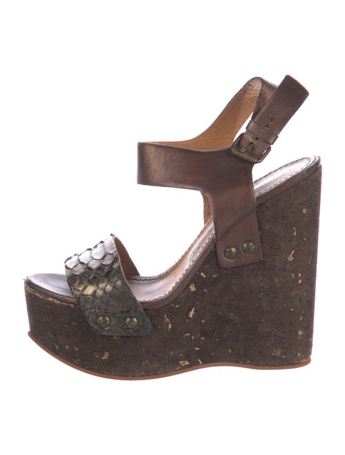 Lanvin Printed Slingback Sandals