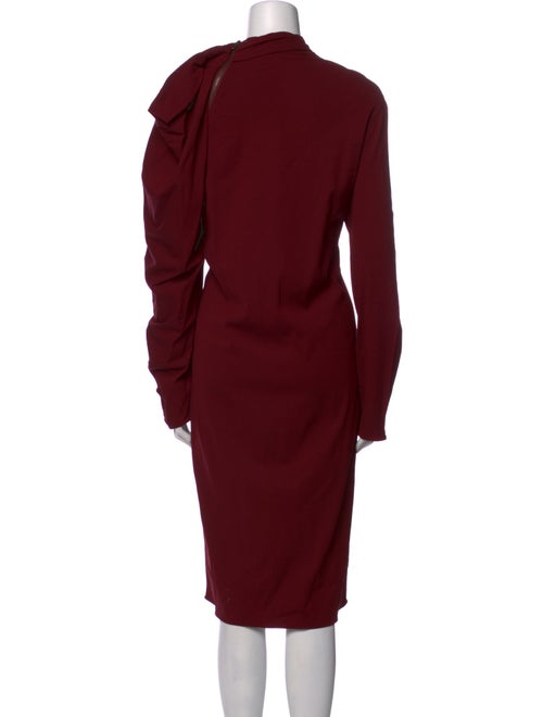 Lanvin Mock Neck Midi Length Dress