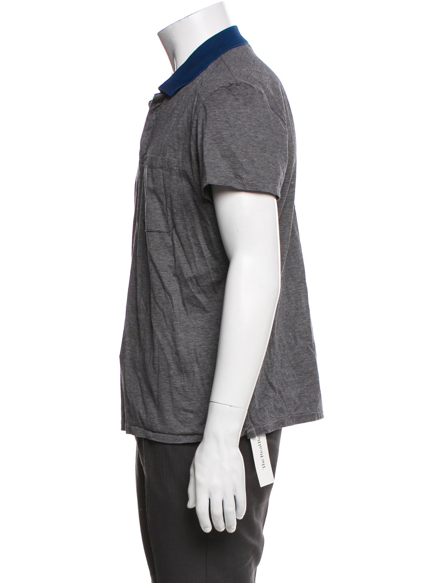 Lanvin Crew Neck Short Sleeve Polo Shirt