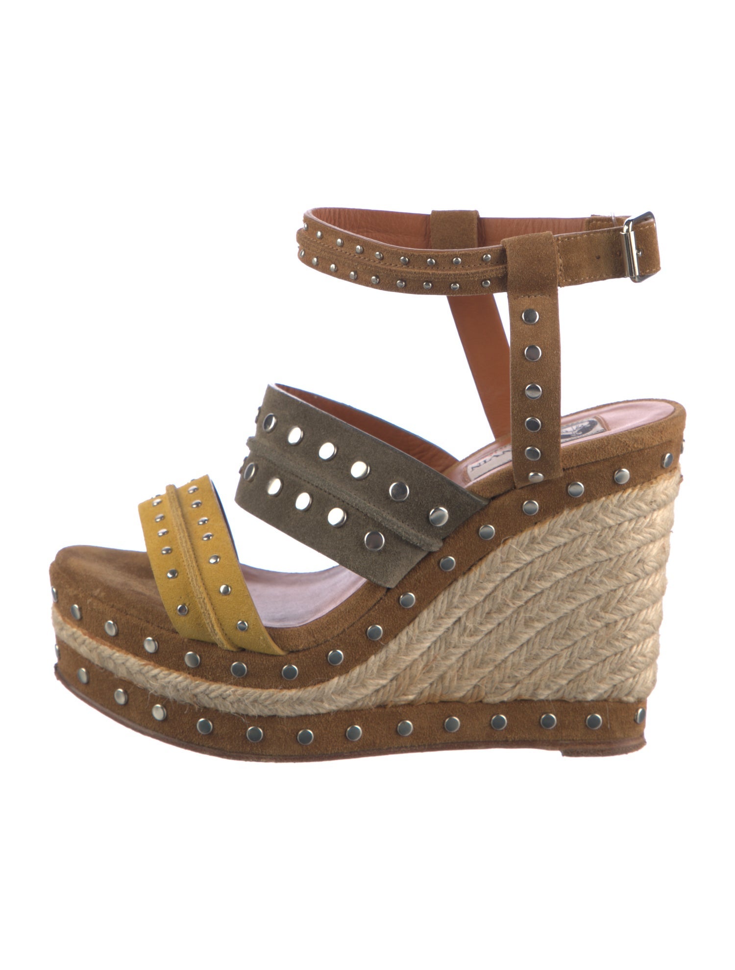 Lanvin Suede Printed Espadrilles