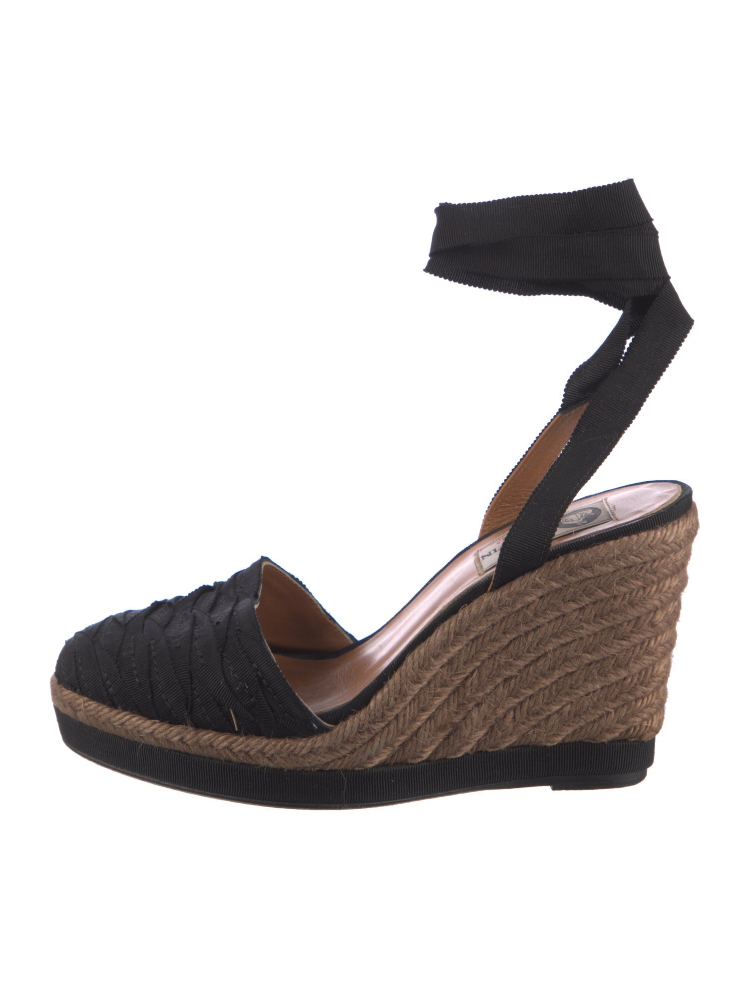 Lanvin Jute Slingback Pumps