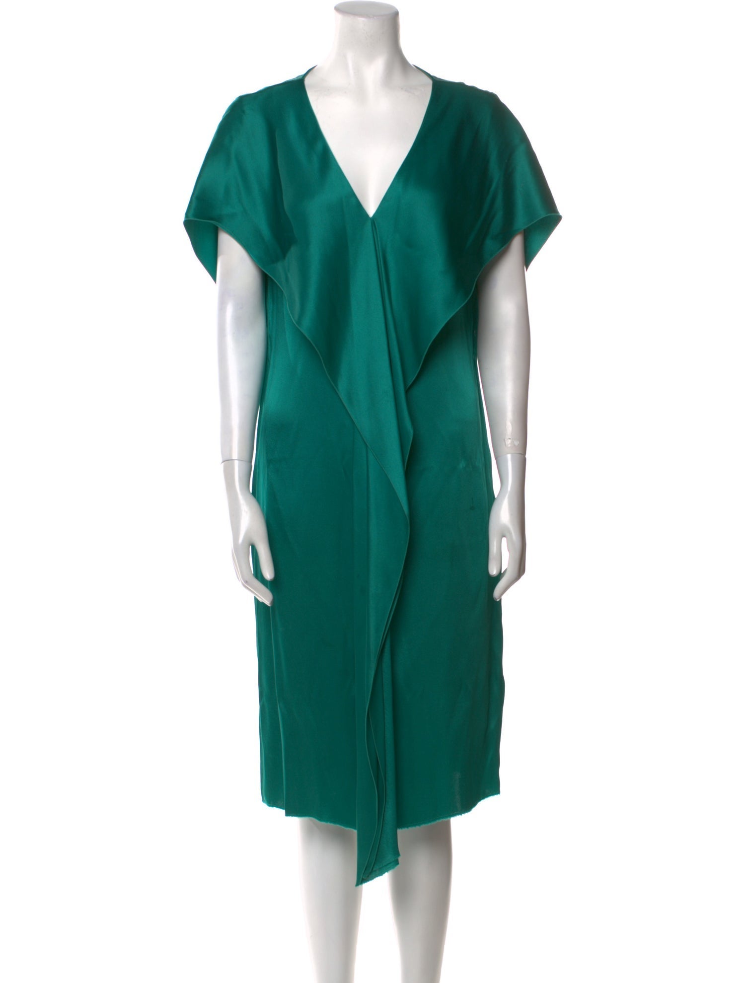 Lanvin V-Neck Knee-Length Dress