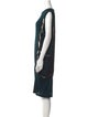 Lanvin Bateau Neckline Knee-Length Dress