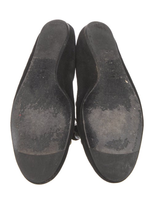 Lanvin Suede Sequin Embellishments Flats