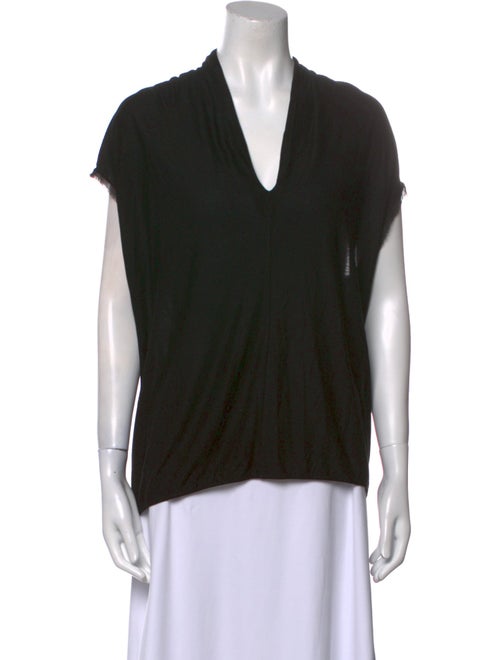 Lanvin V-Neck Short Sleeve T-Shirt