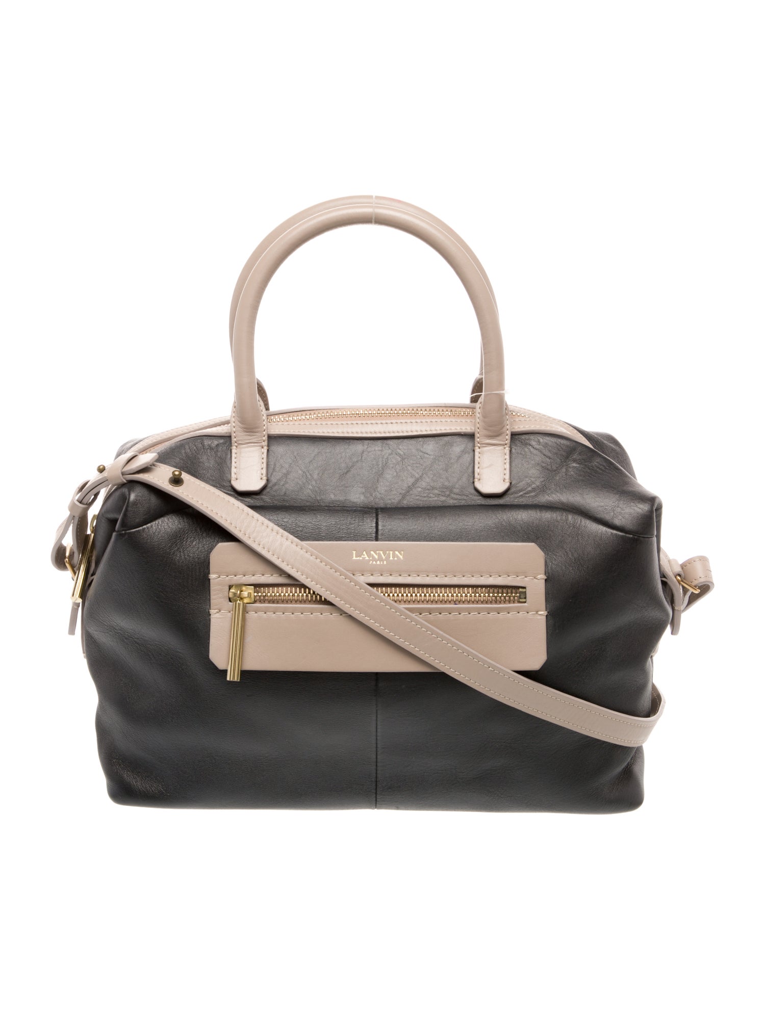 Lanvin Leather Top Handle Bag