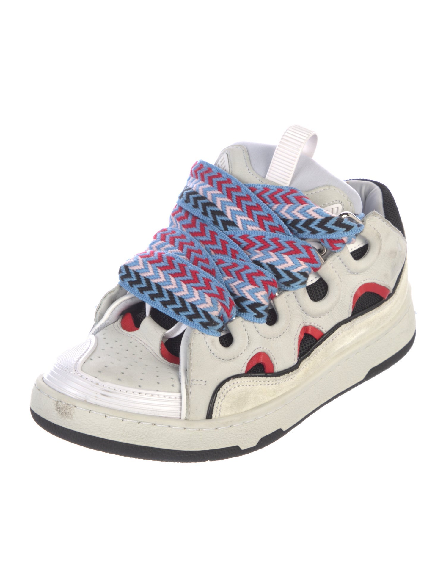 Lanvin Leather Printed Sneakers