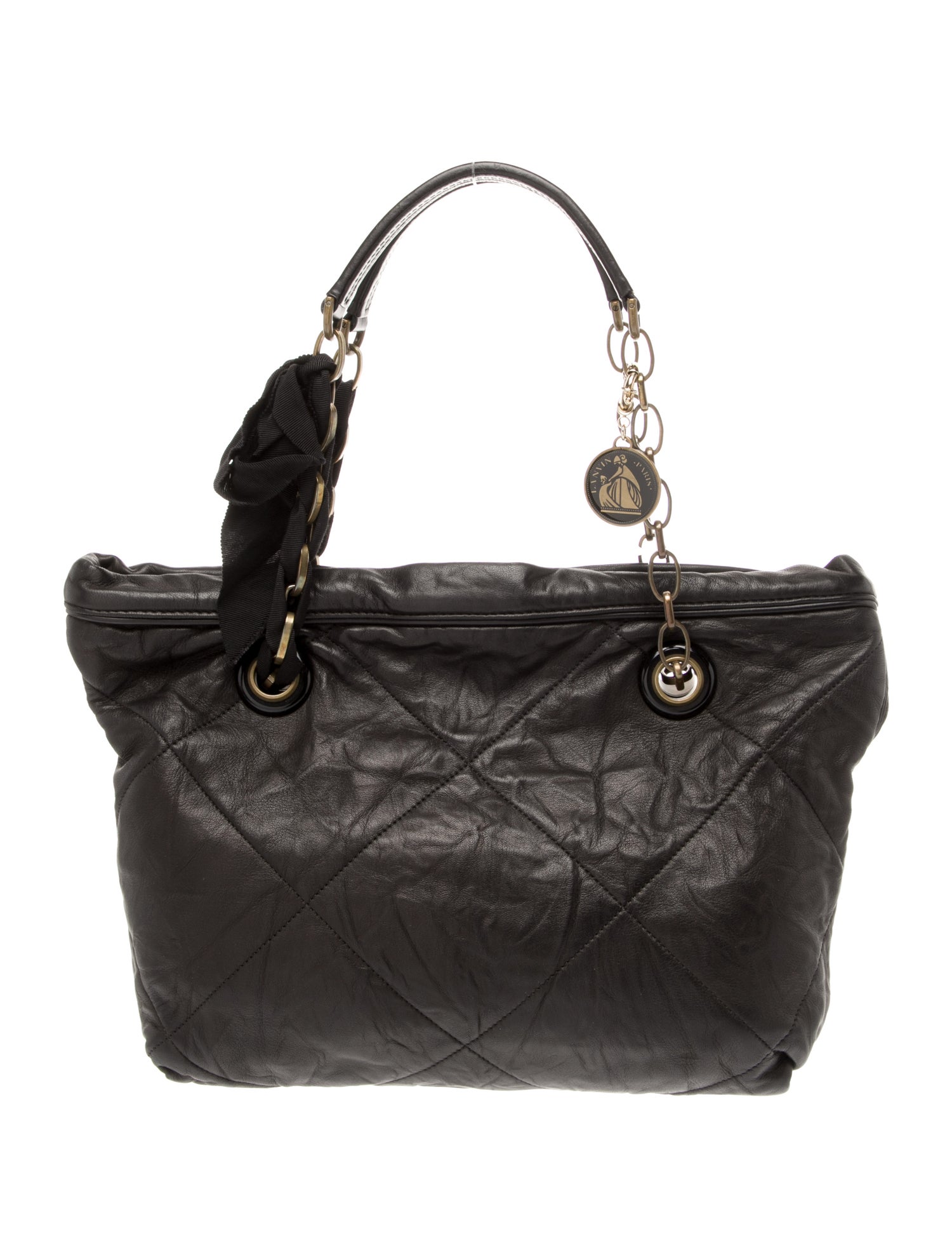 Lanvin Leather Top Handle Bag