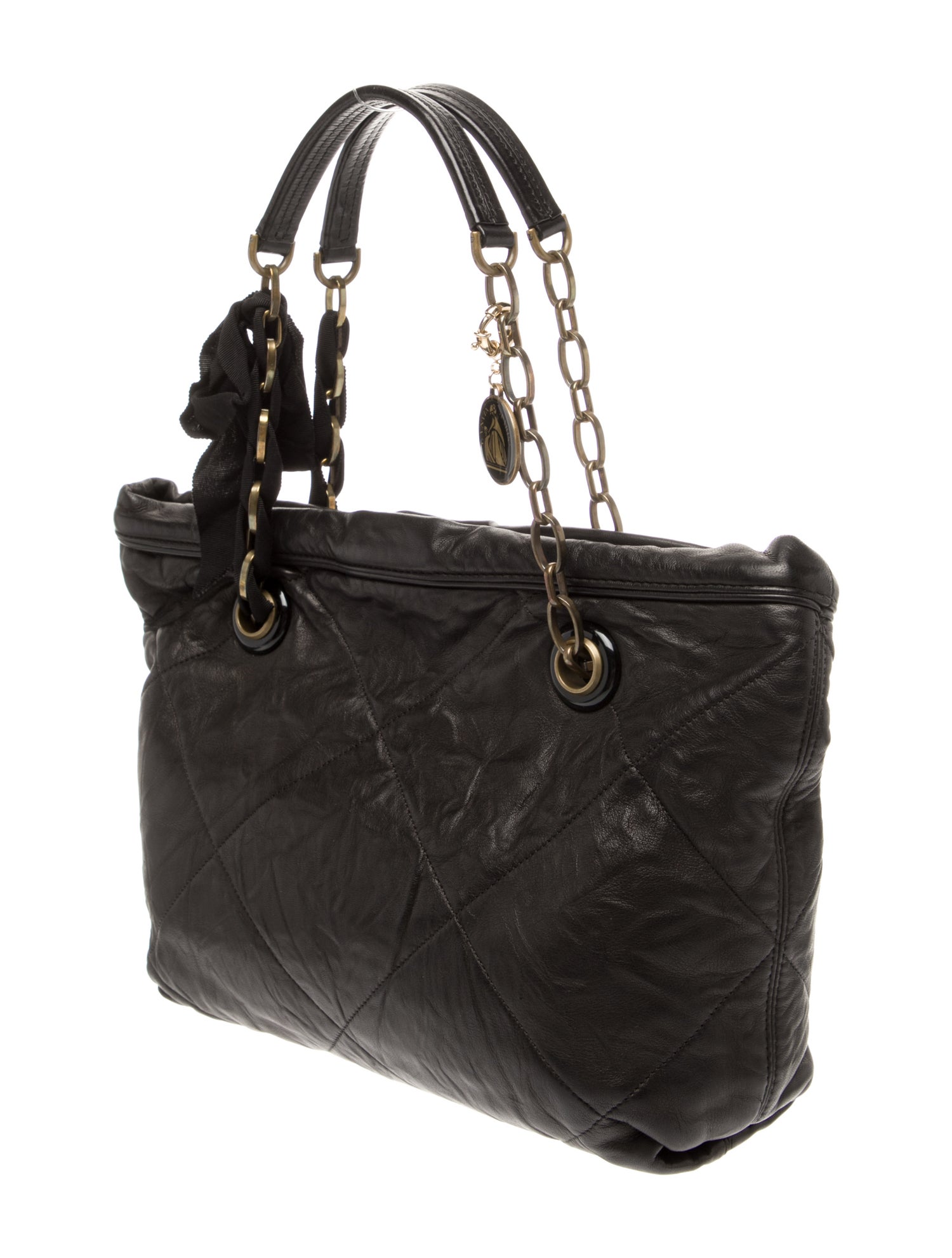 Lanvin Leather Top Handle Bag