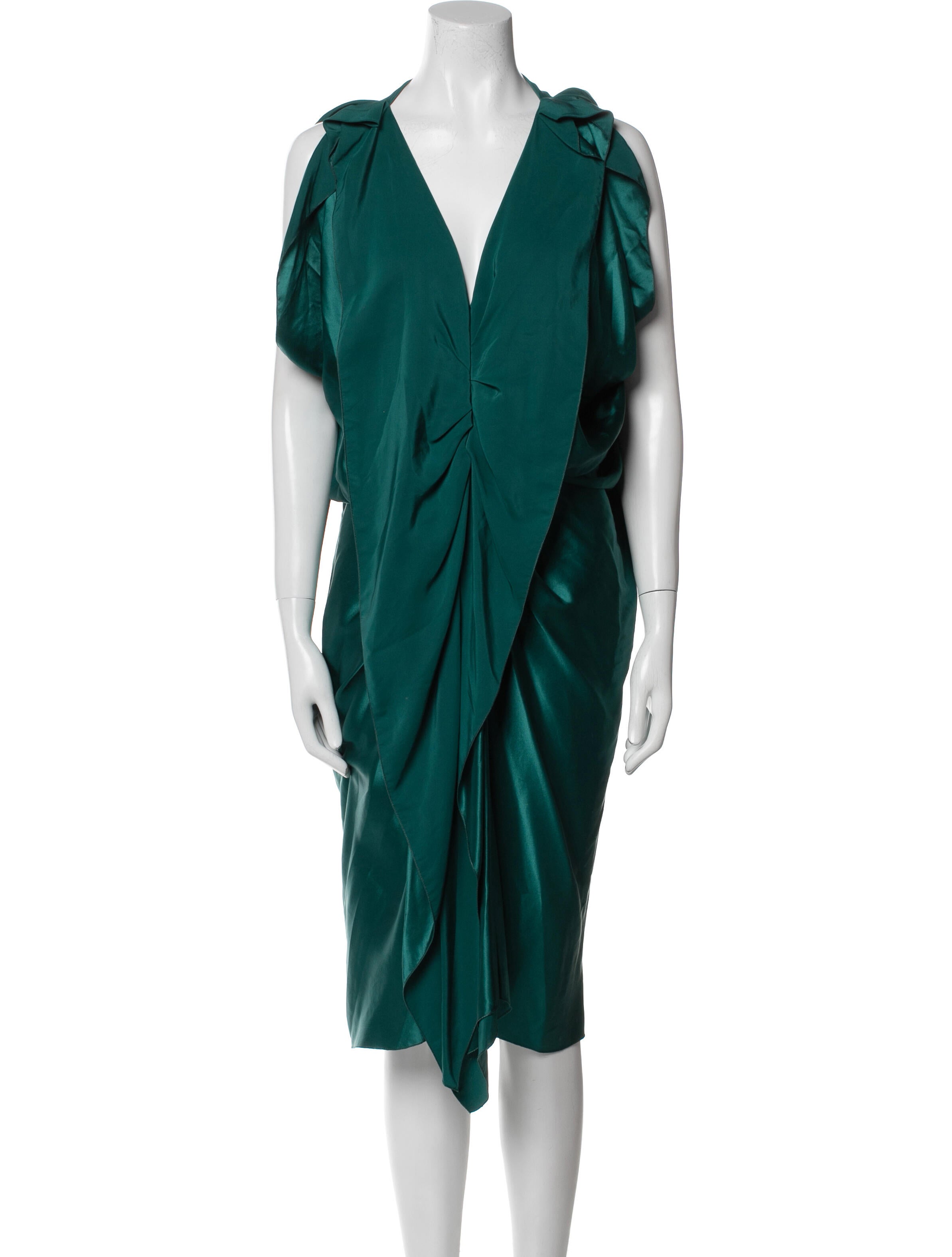 Lanvin Silk Midi Length Dress