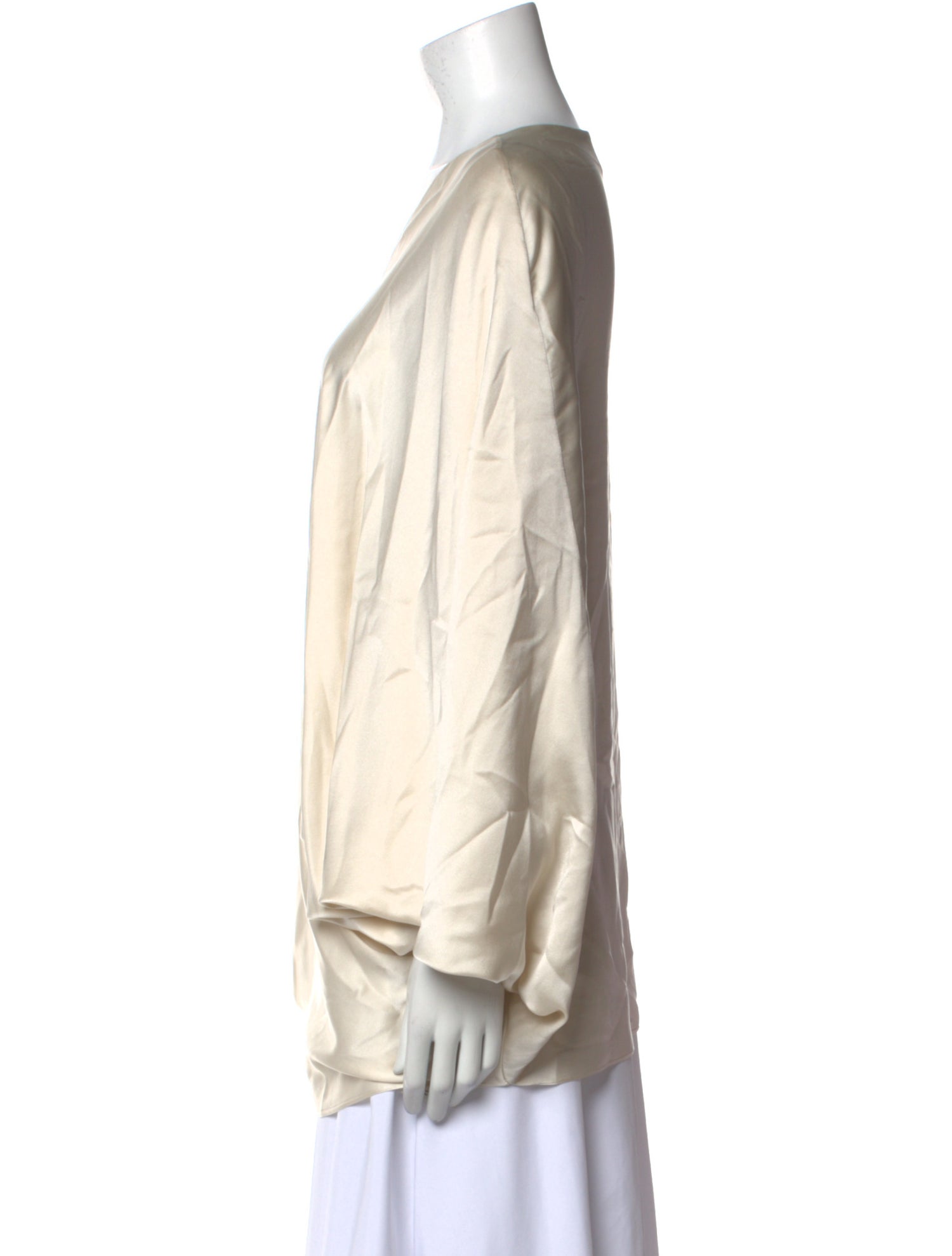 Lanvin Silk V-Neck Tunic