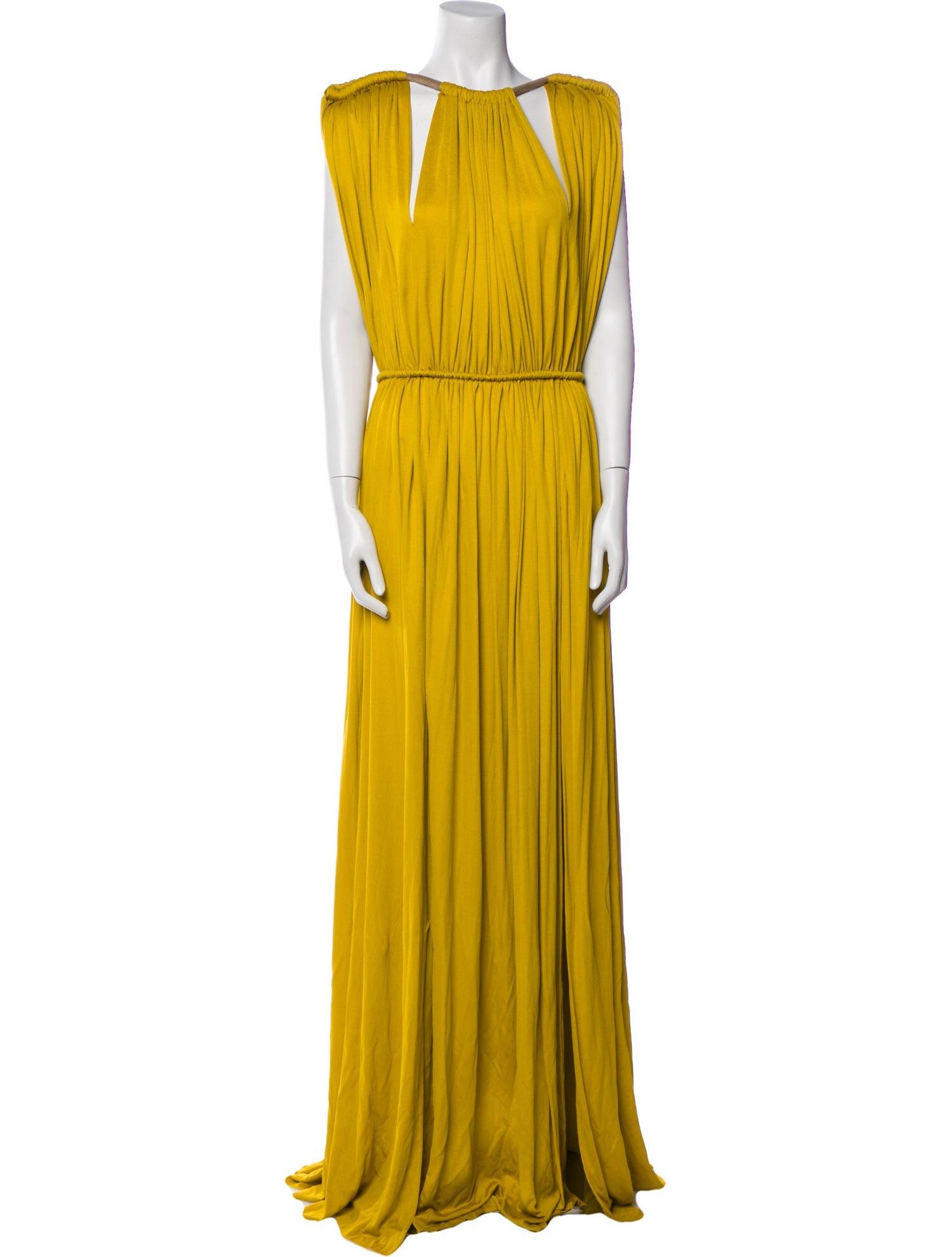 Lanvin Crew Neck Long Dress