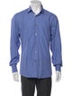 Lanvin Striped Long Sleeve Dress Shirt