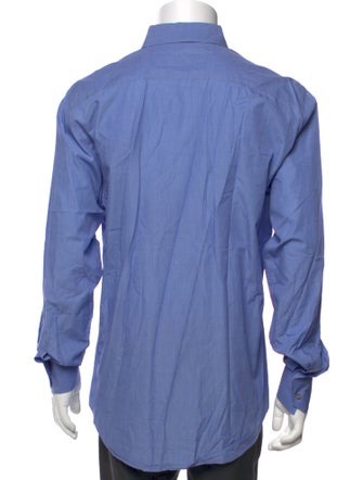 Lanvin Striped Long Sleeve Dress Shirt