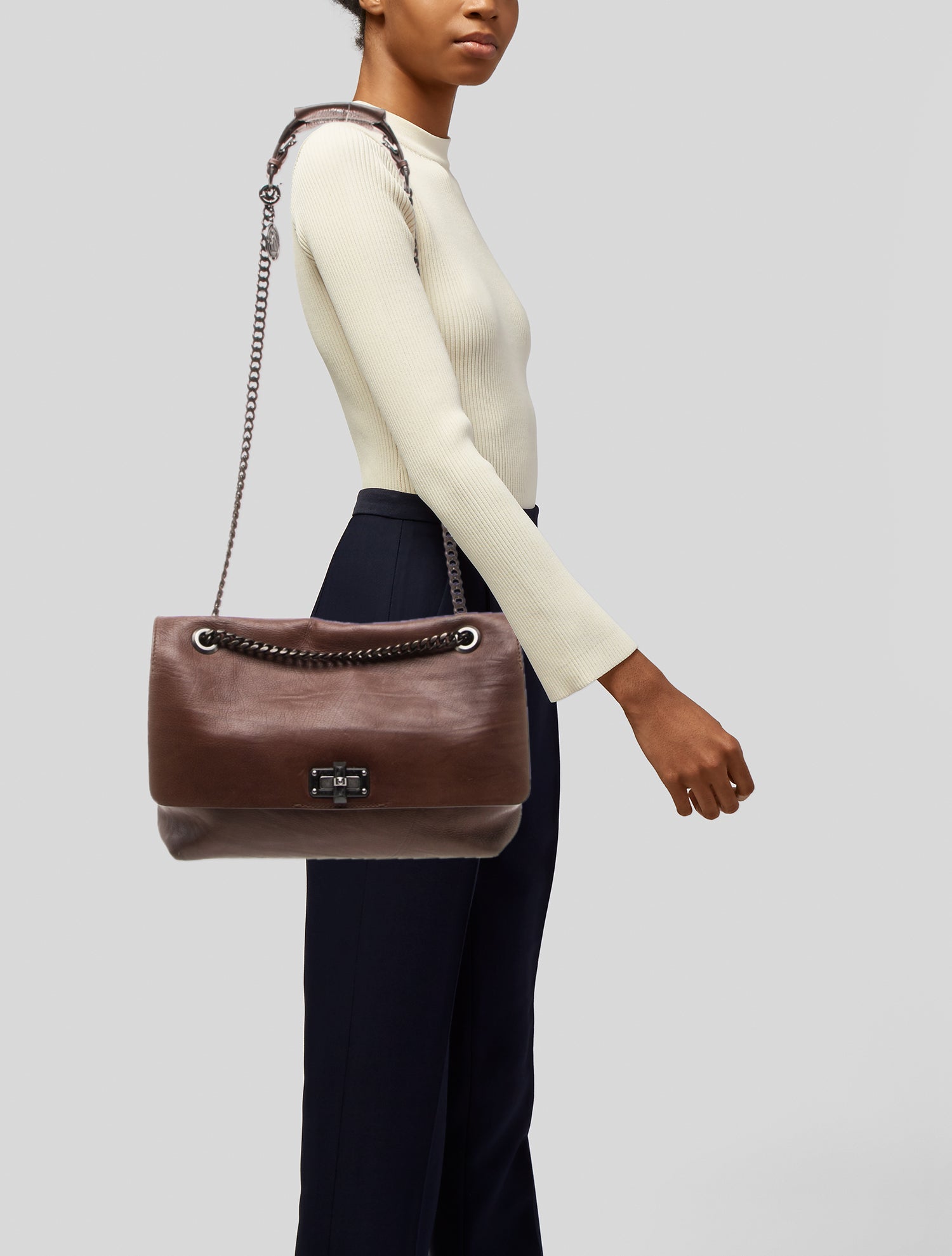 Lanvin Leather Shoulder Bag