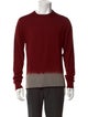 Lanvin Merino Wool Colorblock Pattern Pullover