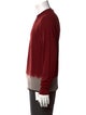 Lanvin Merino Wool Colorblock Pattern Pullover