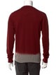 Lanvin Merino Wool Colorblock Pattern Pullover