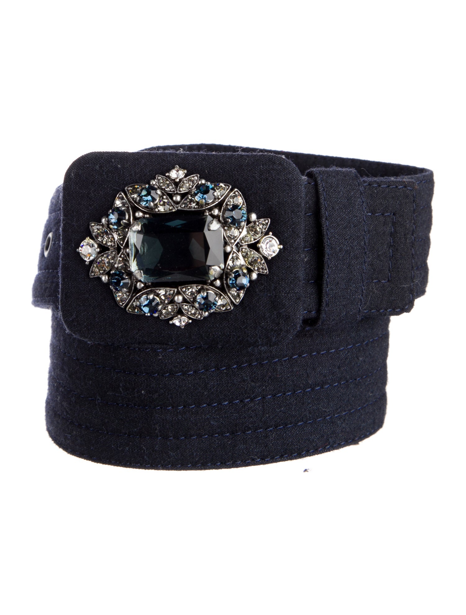 Lanvin Crystal Embellishments Belt