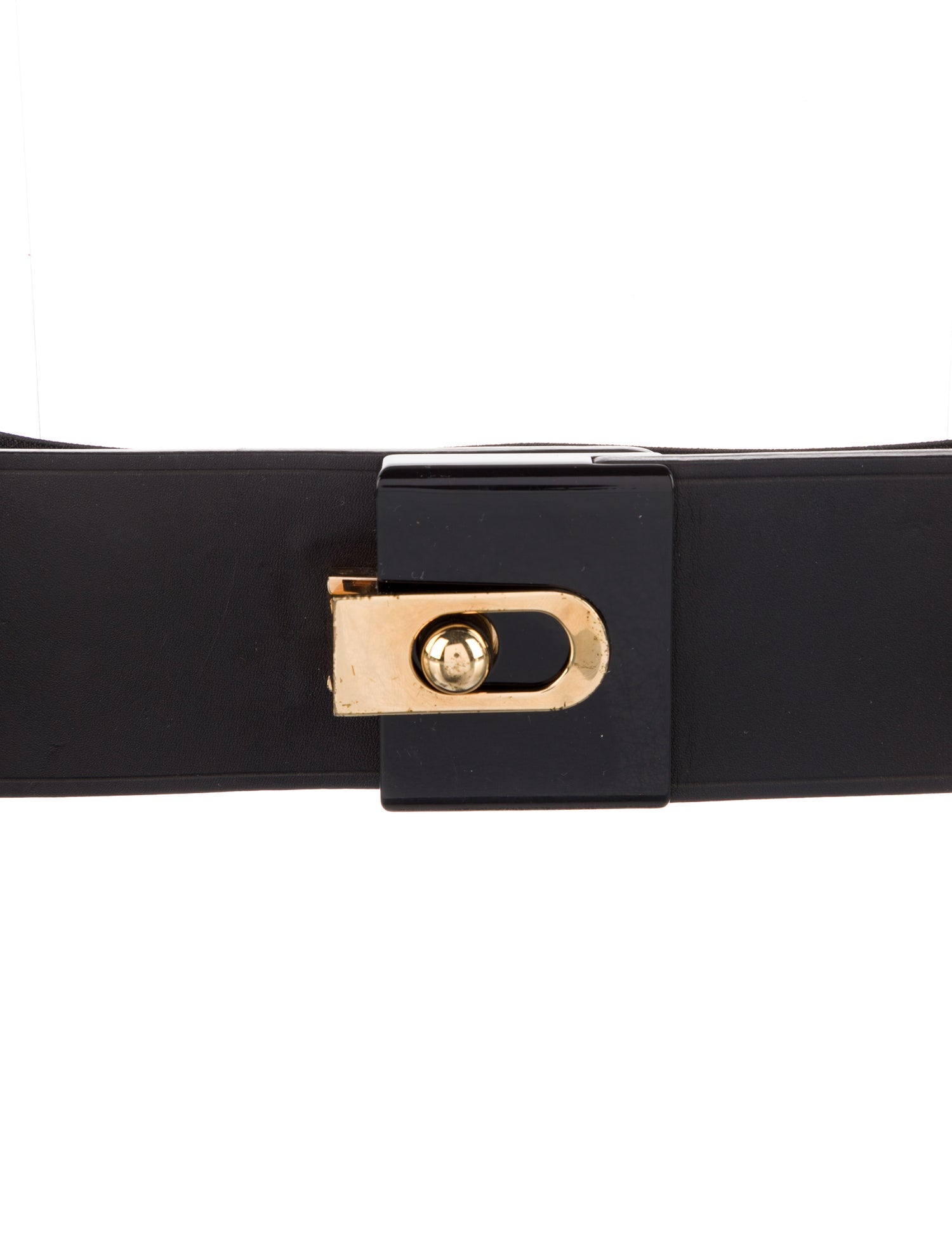 Lanvin Wide Leather Waist Belt
