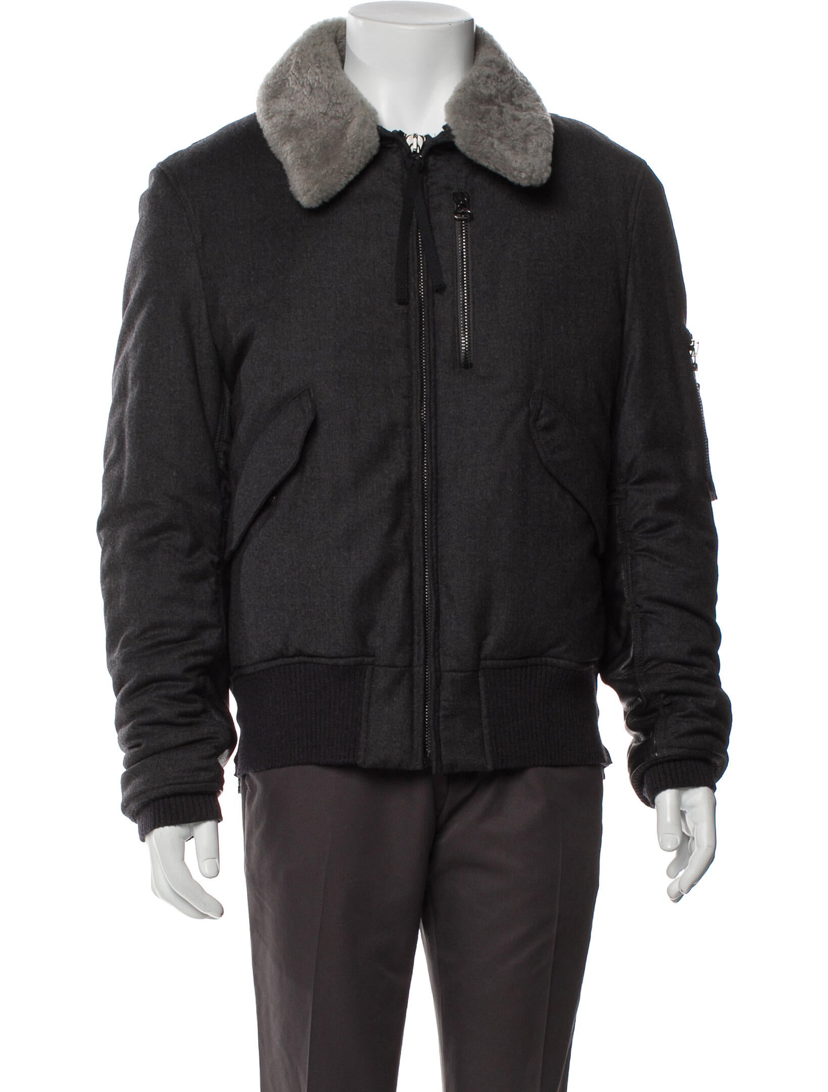 Lanvin Wool Bomber Jacket